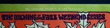 Load image into Gallery viewer, 1967 Bill Graham Presents The Byrds Opening Of The Fall Weekend Series Poster
