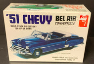 AMT 1951 Chevy Bel Air Convertible Scale 1:25 Model Car Kit Factory Sealed
