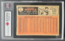 Load image into Gallery viewer, 1966 O-Pee-Chee #50 Mickey Mantle OPC Card KSA 6.5 ENM+ New York Yankees MLB
