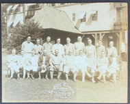 Vintage 1927 Cabinet Photo Stoneleigh Manor Golfers Ye Old Timers Rye Beach N.H.