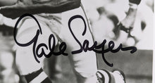 Load image into Gallery viewer, Gale Sayers Autographed Football Photo Signed Chicago Bears NFL JSA COA

