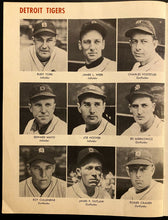 Load image into Gallery viewer, 1945 MLB Baseball World Series Game 7 Program Detroit Tigers Chicago Cubs VTG
