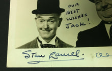 Load image into Gallery viewer, Stan Laurel &amp; Oliver Hardy Signed Autographed Photo Personal Inscription JSA LOA
