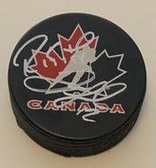 Ryan Smyth / Jarome Iginla Signed Team Canada Hockey Puck Autographed CSI Sports