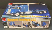 Load image into Gallery viewer, AMT Ertl Kenworth Aerodyne C.O.E. Construction Equipment 1:25 Scale Model Kit
