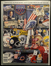 Load image into Gallery viewer, 1991 NFL Football Super Bowl XXV Program New York Giants Buffalo Bills Vintage
