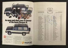 Load image into Gallery viewer, 1988 Proctor Silex Tennis Classic Autographed Program Connor Wilander Signed
