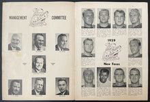 Load image into Gallery viewer, 1959 Toronto Argonauts Inter-Squad Game Exhibition Stadium Program CFL Vintage
