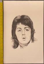 Load image into Gallery viewer, Set of 3 Beatles Prints Paul McCartney John Lennon George Harrison
