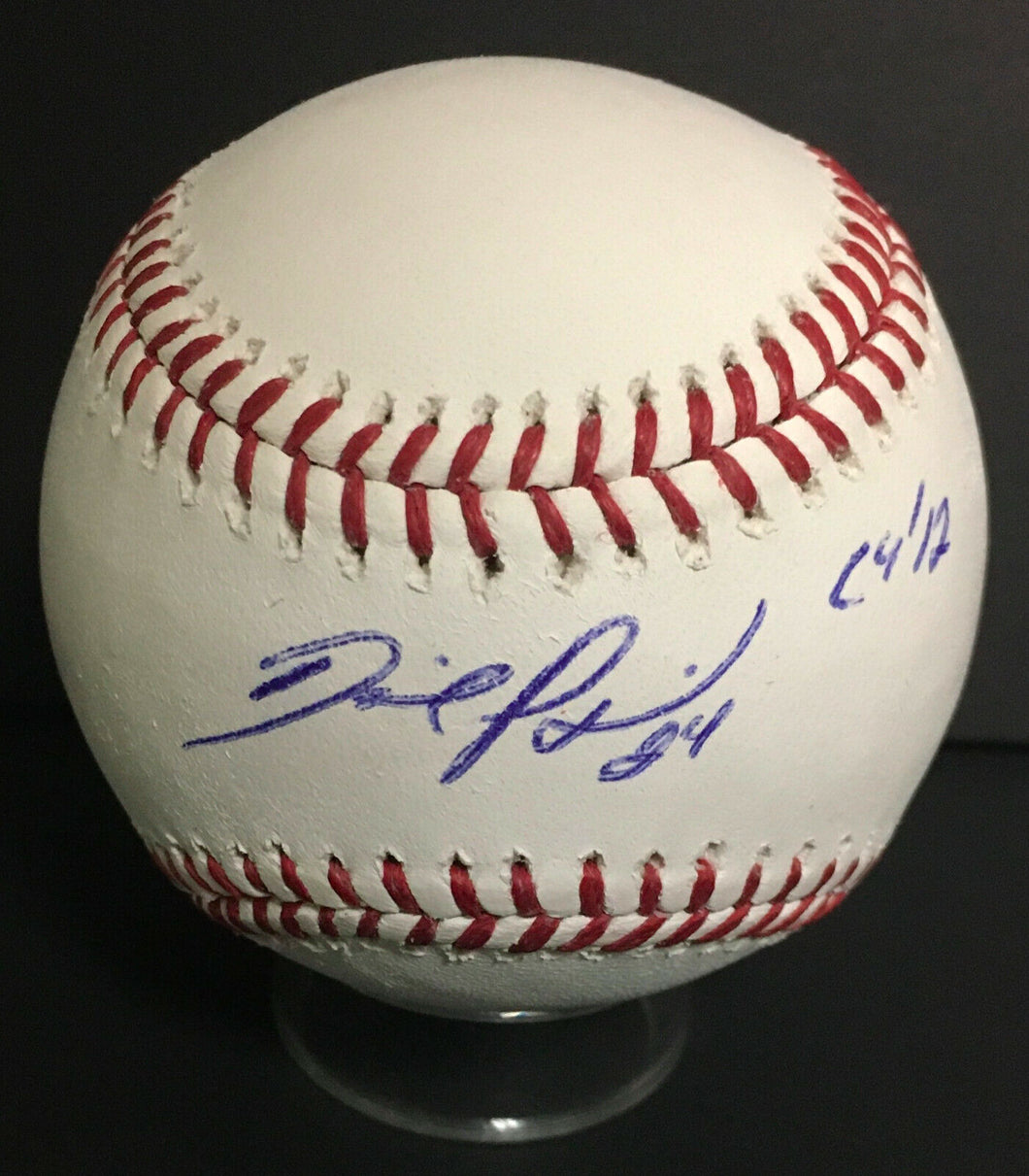 David Price Autographed 2015 Post Season Baseball Cy '12 Toronto Blue Jays JSA