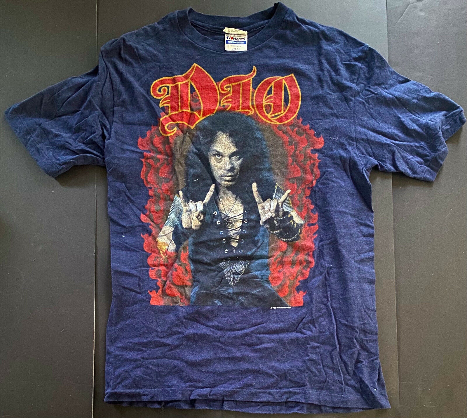 Ronnie James Dio Sacred Heart Tour 1985 Concert T-Shirt Original