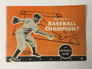 1945 Want To Be A Baseball Champion'? Bob Feller cover By General Mills Vintage
