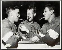 Load image into Gallery viewer, Gordie Howe &amp; Alex Delvecchio Signed NHL Detroit Red Wings Photo Autographed JSA
