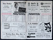 Load image into Gallery viewer, 1956 Detroit Red Wings Montreal Canadiens Olympia Stadium Program NHL Hockey VTG
