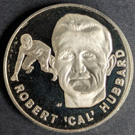 1972 Robert Hubbard Pro Football Hall Of Fame Medal Franklin Mint 1 Troy Oz NFL