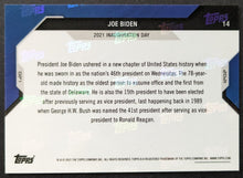 Load image into Gallery viewer, Biden Election Topps Now Cards x14 Trump Biden Debate Inauguration Day 2020
