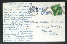 Load image into Gallery viewer, 1937  Ohio State University Stadium Columbus Football Postcard Vintage
