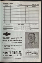 Load image into Gallery viewer, 1962-63 NHL Hockey Toronto Maple Leafs Stanley Cup Clincher Game Program
