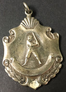 1923 Baseball Medal Best Sportsman St Francis Jrs Sterling Rare Antique Charm