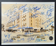 Vintage Maple Leaf Gardens Multi Signed Photo Autographed x23 x7 NHL HOFers COA