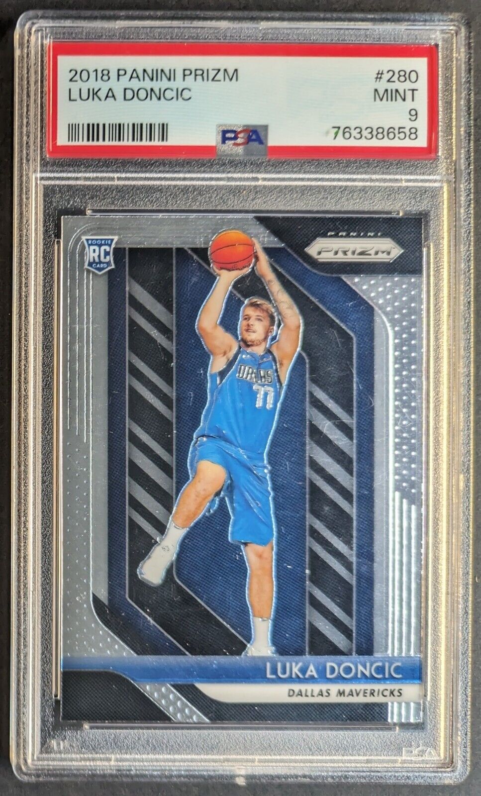 2018 Panini Prizm Luka Doncic Rookie Card PSA Graded 9 Mint Slabbed NB Glory Days Collectibles 2018 Panini Prizm Luka Doncic Rookie Card PSA Graded 9 Mint Slabbed NB Glory Days Collectibles