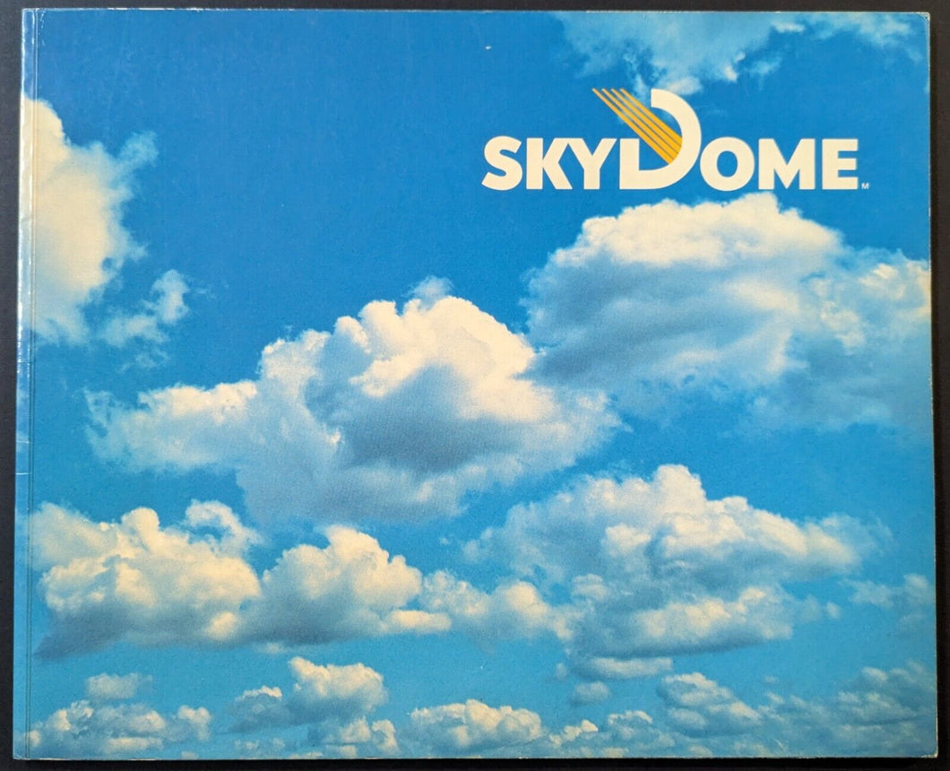 1988 SkyDome Pre-Opening Promotional Brochure+Bumper Stickers Toronto Blue Jays