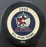 2000 50th NHL All Star Game Official Game Puck Toronto Maple Leafs Hockey Vtg