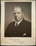 Yousuf Karsh Signed Original Photo + Autographed By William Lyon Mackenzie JSA