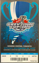 Load image into Gallery viewer, 2007 CFL Grey Cup Ticket Stub Rogers Centre Saskatchewan vs Winnipeg icert NM7.5
