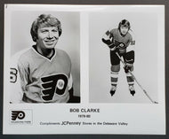 1979-80 NHL Philadelphia Flyers Hall Of Famer Bob Clarke Team Issued Photo