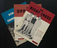 3 Different 1954 Boxing Instructional Books By Edward Kolite Several Champions