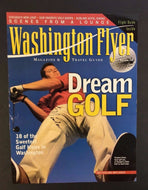 2000 Jack Nicklaus Autographed Golf Magazine Cover Signed Washington Flyer PGA