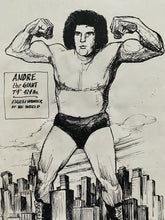 Load image into Gallery viewer, 1970s Vintage Andre The Giant Pro Wrestling Enterprises Poster
