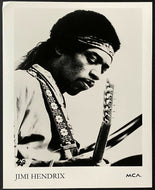 Vintage MCA Records Jimi Hendrix Experience Publicity Photo Purple Haze