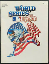 Load image into Gallery viewer, 1980 MLB Baseball World Series Program Philadelphia Phillies v KC Royals Schmidt
