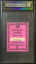 Load image into Gallery viewer, 1992 Elton John The One Tour Working Personnel Backstage Pass Vintage Music
