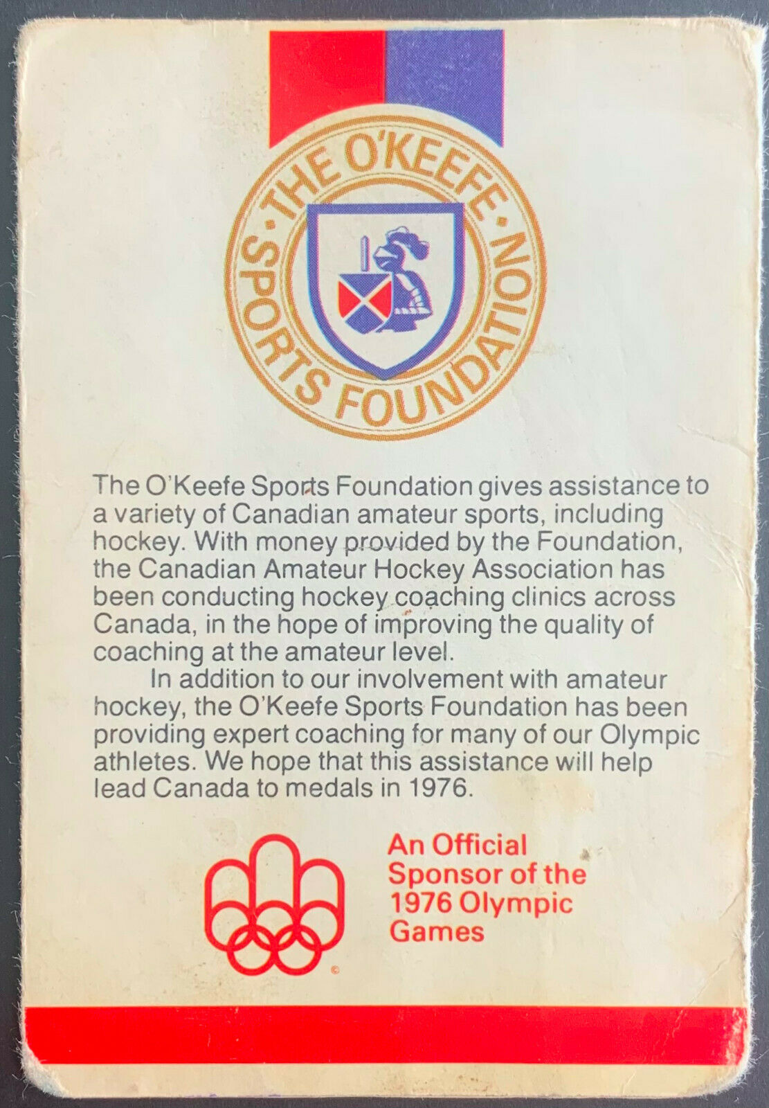 1975-76 Toronto Toros Official Pocket Schedule Vintage WHA Defunct Log ...