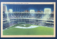 Circa 1946 Yankee Stadium Unused Postcard New York Yankees MLB Baseball Vintage