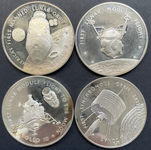 Load image into Gallery viewer, America In Space First Edition Franklin Mint Issued 24 Coin Sterling Silver Set
