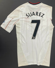 Load image into Gallery viewer, 2011 Liverpool Football Club Shirt Match Worn Game Used Luis Suarez #7 Jersey
