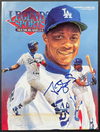 Darryl Strawberry Signed 1992 Legends Sports Memorabilia Magazine Autograph MLB