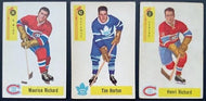 1958/59 Parkhurst NHL Hockey Cards Complete Set Plante Richard Mahlovich Vintage