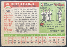 Load image into Gallery viewer, 1955 Topps Jackie Robinson #50 Brooklyn Dodgers MLB Card KSA VGA 4
