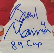 Load image into Gallery viewer, Brad McCrimmon Autographed Calgary Flames NHL Hockey Photo Signed 89 Cup JSA
