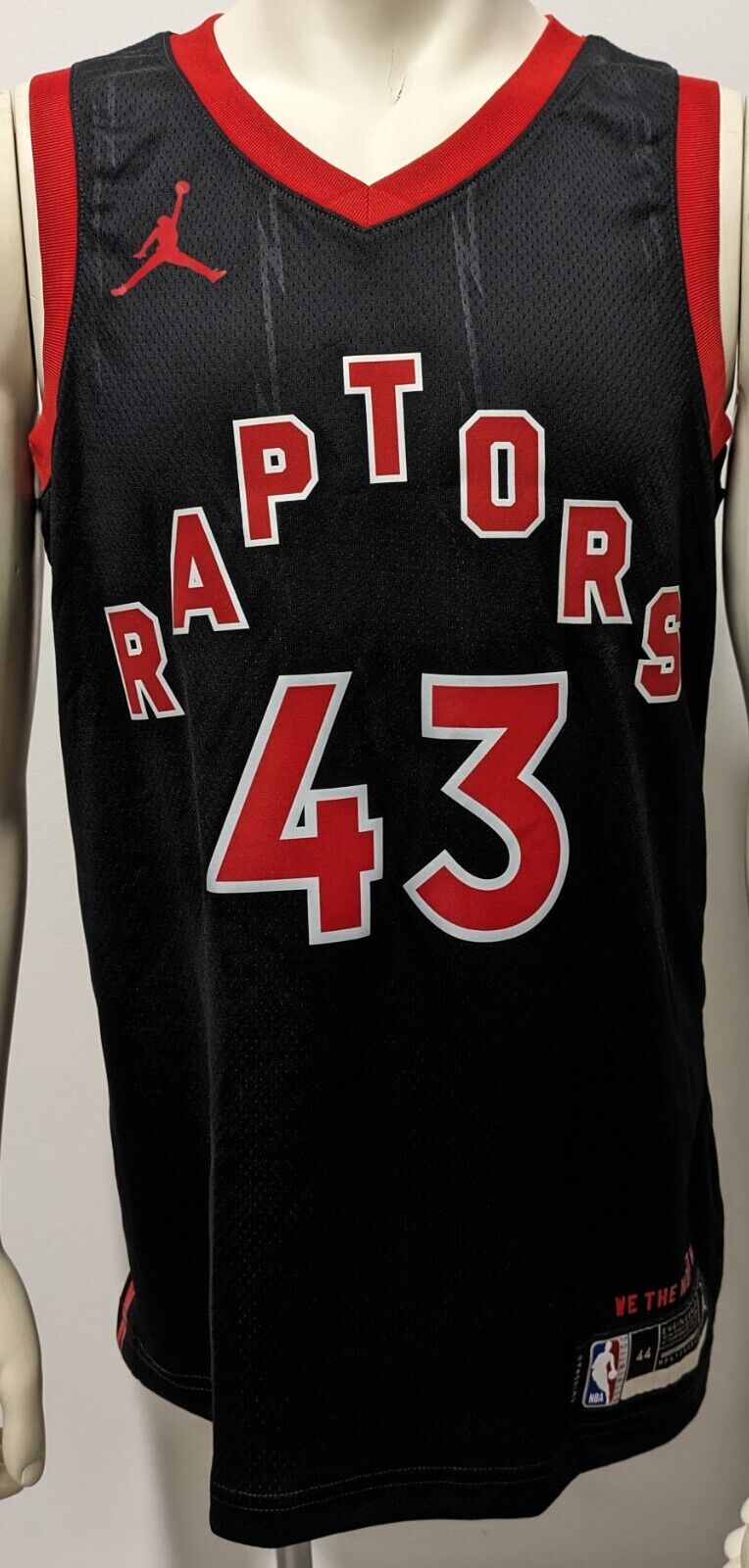 Pascal Siakam authentic on court Toronto top raptors Nike nba jersey