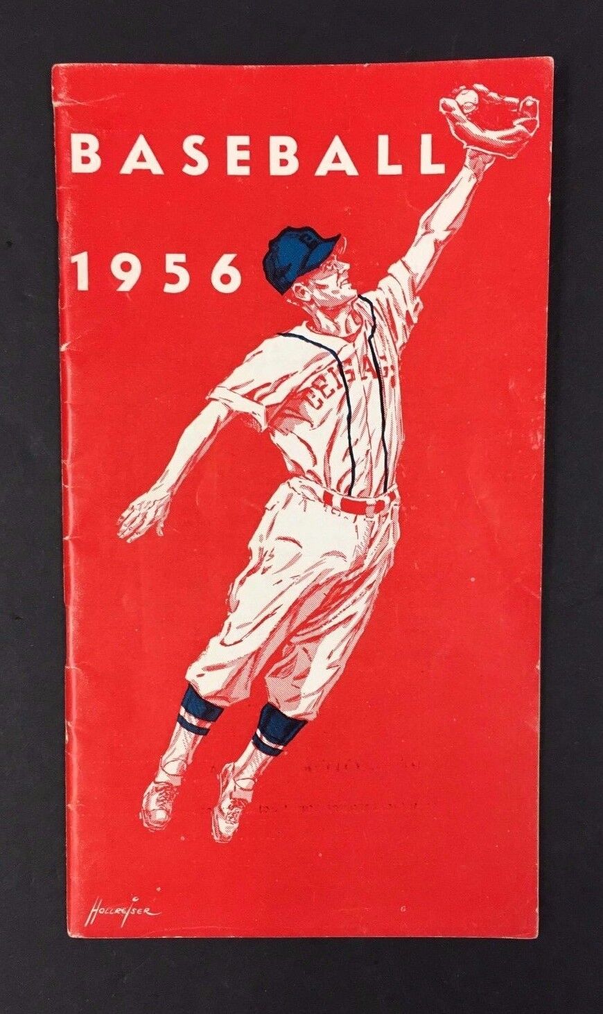 1956 Professional Baseball Guide Schedule Awards Statistics Book Vintage Sports