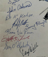 Load image into Gallery viewer, 1974 Signed Conacher Dinner Program Autographed 27 Jockeys + Racing Figures

