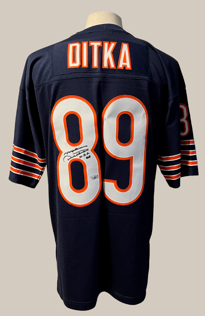 Mike Ditka Autographed Chicago Bears NFL Football Jersey Signed Fanatics Holo