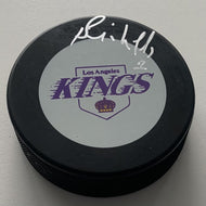 Bernie Nicholls Signed Los Angeles Kings NHL Hockey Puck Autographed COA