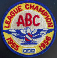 American Bowling Congress 1955-56 League Champions Patch Embroidered Crest